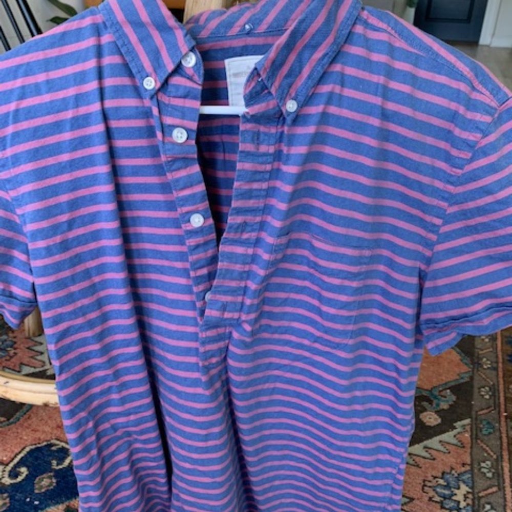 Men's GAP Short Sleeve Half Button Shirt